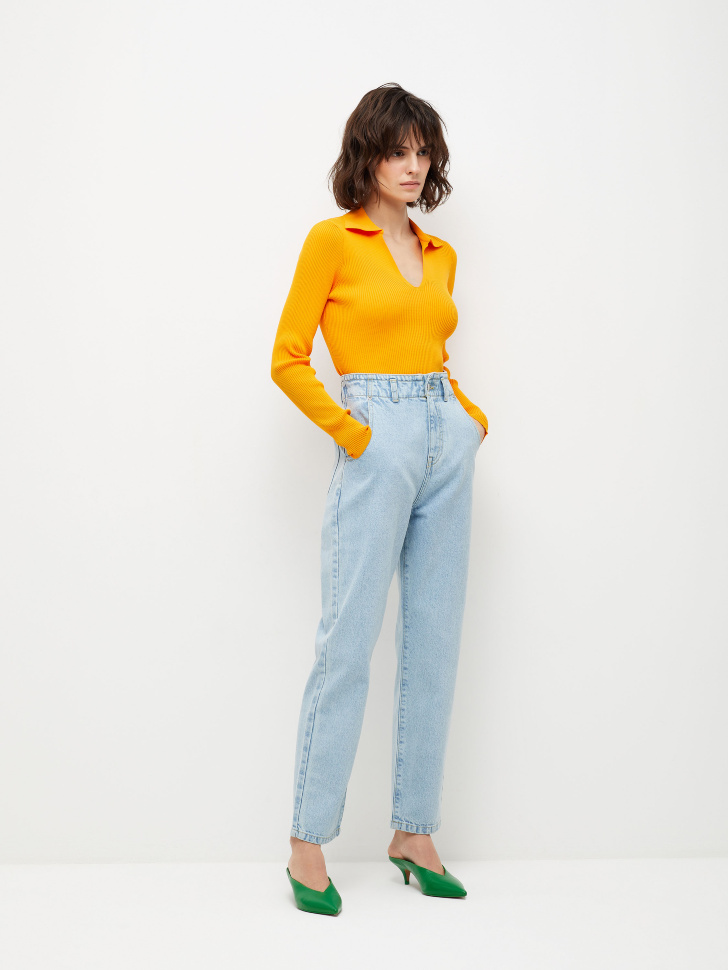 Джинсы paperbag fit