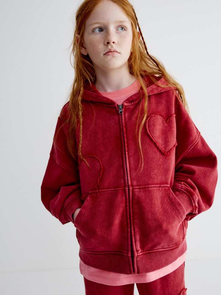 Толстовка оверсайз SELA с аппликацией, арт. 35785