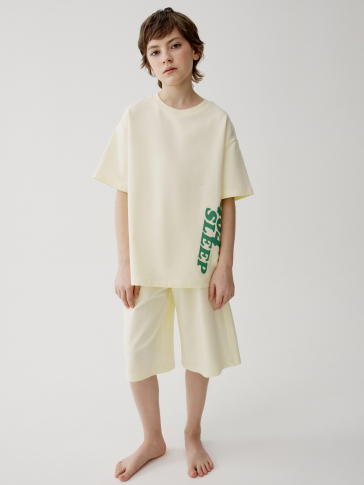 Пижама Sela для мальчиков, желтый, арт. 45073