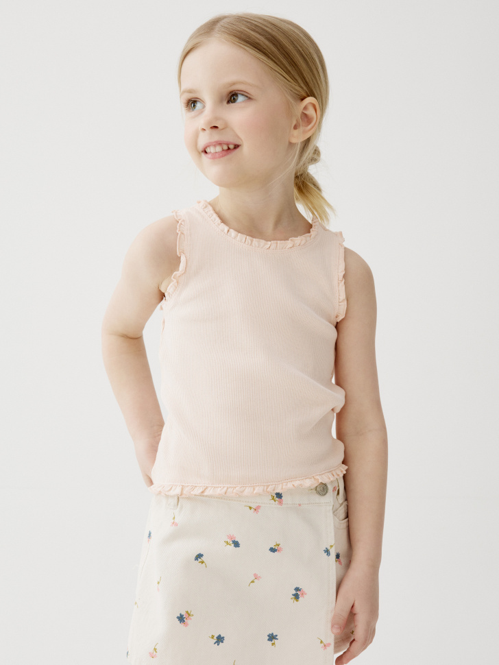 

Майка с оборками для девочек, 5805040201