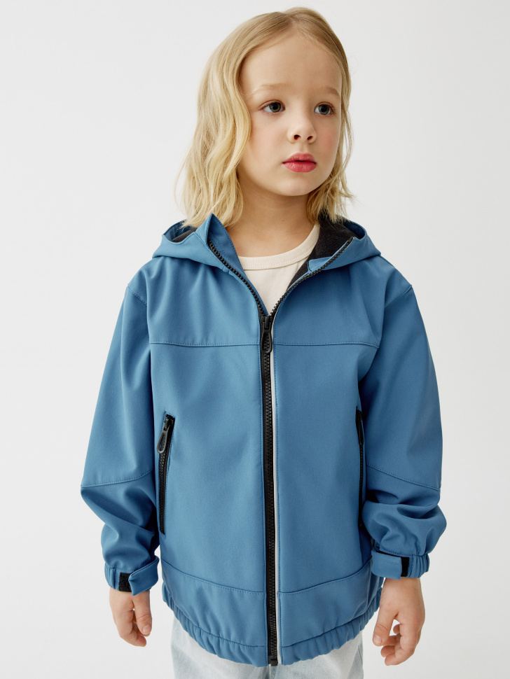 ветровка из softshell на флисе для мальчиков 4610517317407 фотография