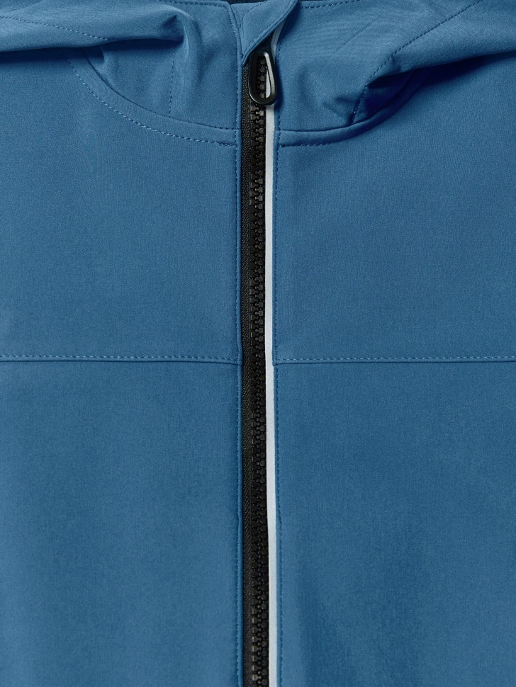 ветровка из softshell на флисе для мальчиков из флиса спереди