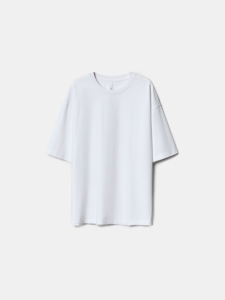 Мужская футболка Sela Макс оверсайз, белый, арт. 52111