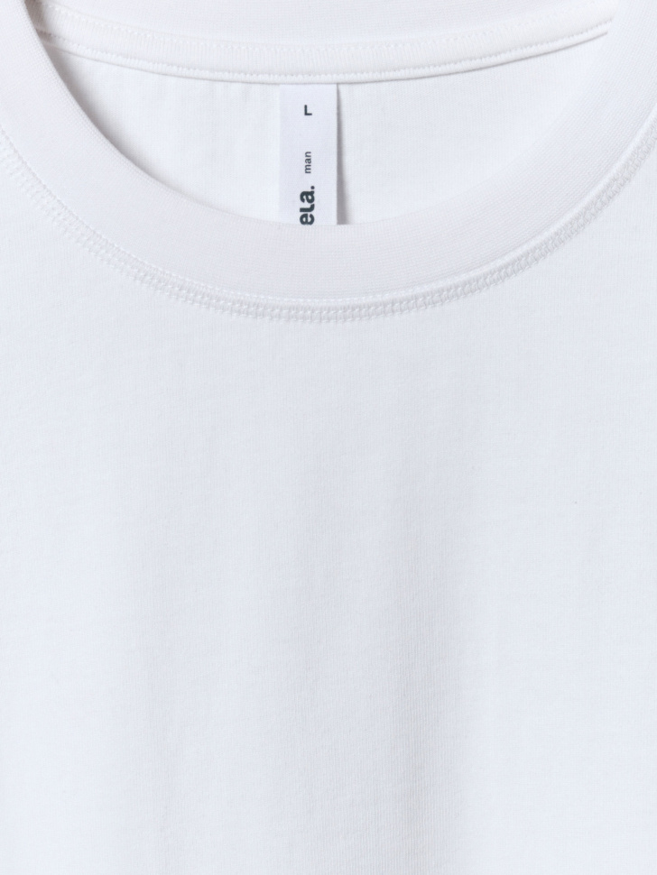 базовая футболка макс оверсайз из хлопка спереди