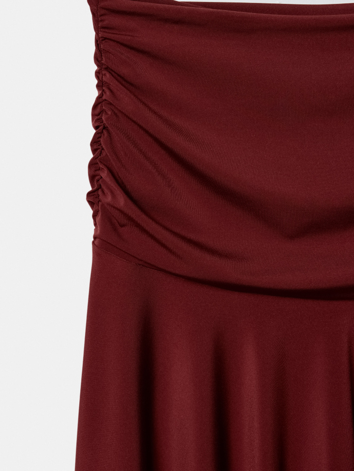 асимметричная юбка миди с клиньями из линейки  young от 16 до 18 лет с изнаночной стороны