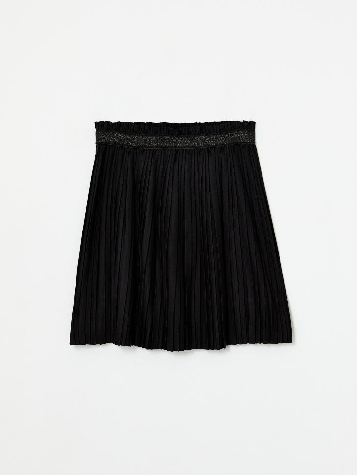 Плиссированная юбка для девочек (черный, 146/ 11-12 YEARS) от Sela