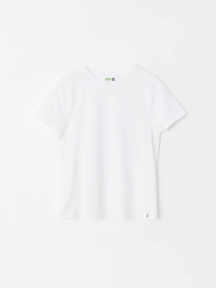 Базовая футболка для девочек (белый, 98/ 3-4 YEARS) sela 4603375782913 - фото 1