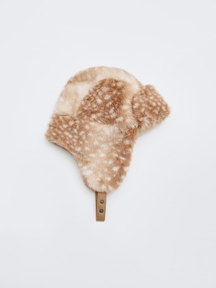 шапка-ушанка из искусственного меха из линейки sela young 4610517213419 с промокодом