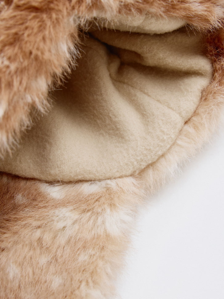 шапка-ушанка из искусственного меха из линейки sela young 4610517213419 купить с доставкой