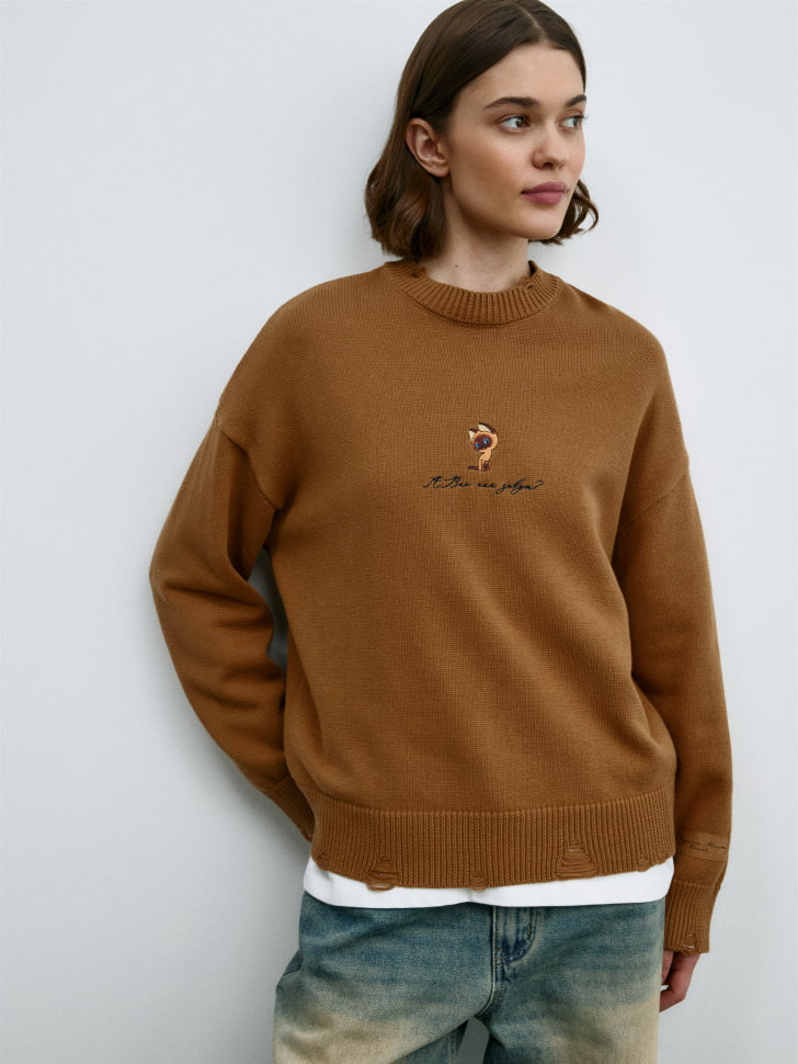 Вязаный джемпер SELA x Союзмультфильм