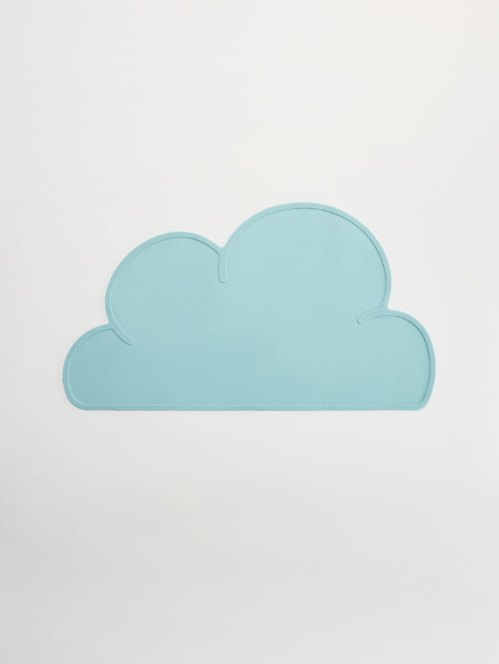 Силиконовый коврик для кормления детский, голубой, арт. 17061