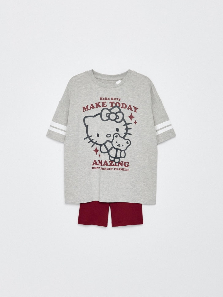

Пижама с принтом Hello Kitty для девочек