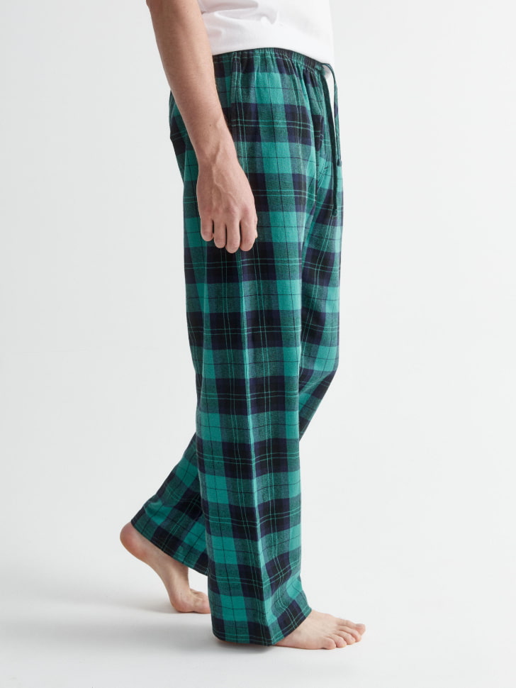 пижамные брюки из фланели в клетку 4680798670126 в интернет магазине