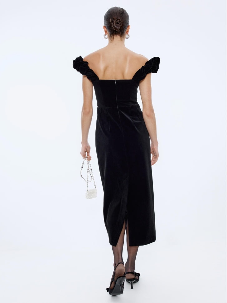 бархатное платье футляр 4610517055033 купить с доставкой