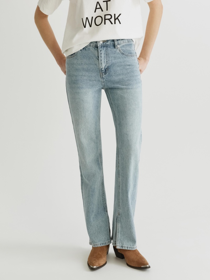 джинсы flared от бренда sela вид слева