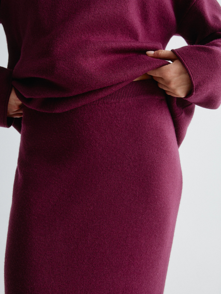 юбка макси с содержанием ангоры и шерсти 4610517253903 в интернет магазине