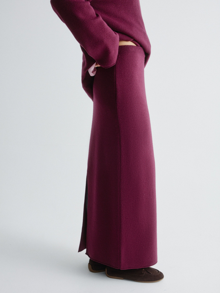 юбка макси с содержанием ангоры и шерсти 4610517253903 с промокодом