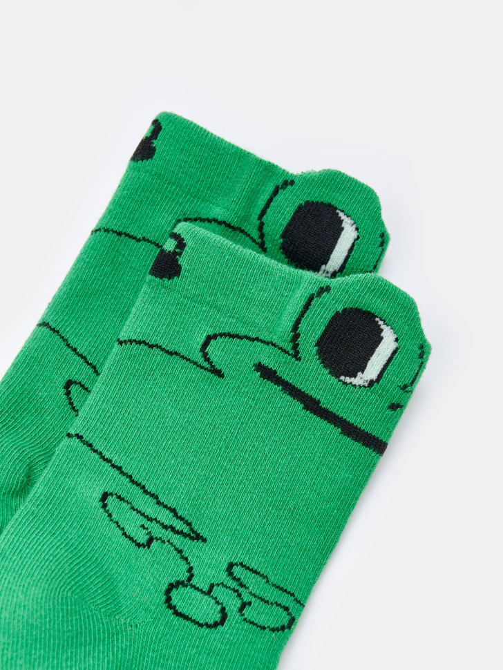 носки с принтом детские от бренда sela вид слева