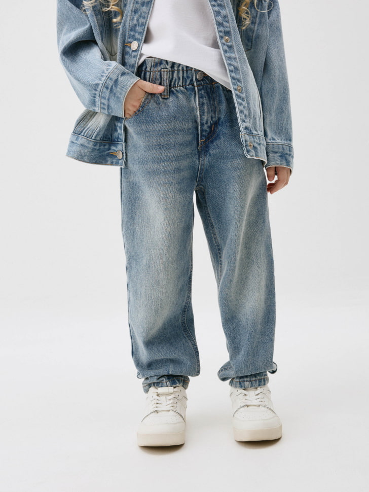 

Джинсы Paperbag fit для девочек