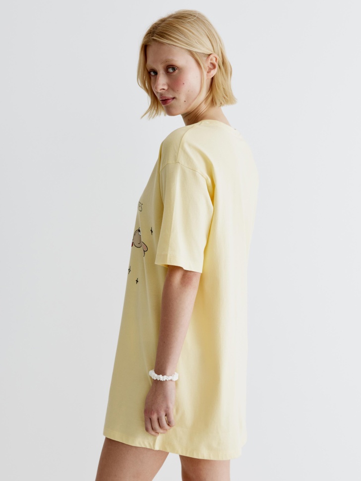 домашнее платье-футболка из коллекции  x союзмультфильм из россии вид сбоку