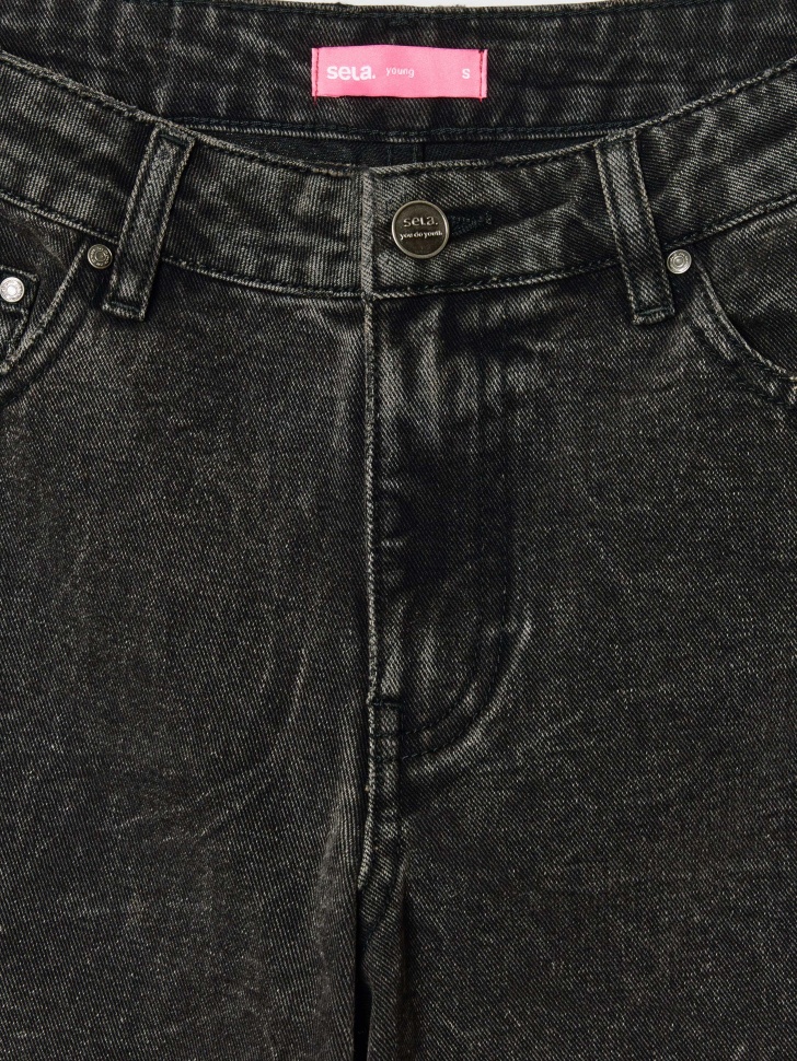 джинсы boyfriend fit из линейки  young универсального стиля с лицевой стороны