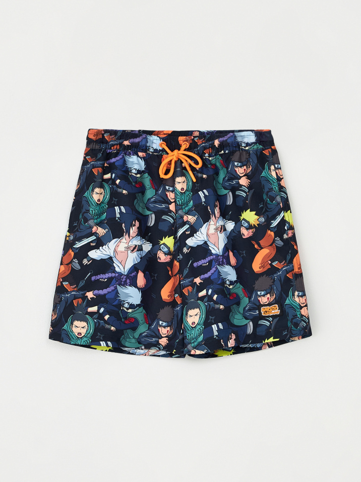 Пляжные шорты с принтом Naruto для мальчиков (принт, 146-152) sela 4680168311635 - фото 1
