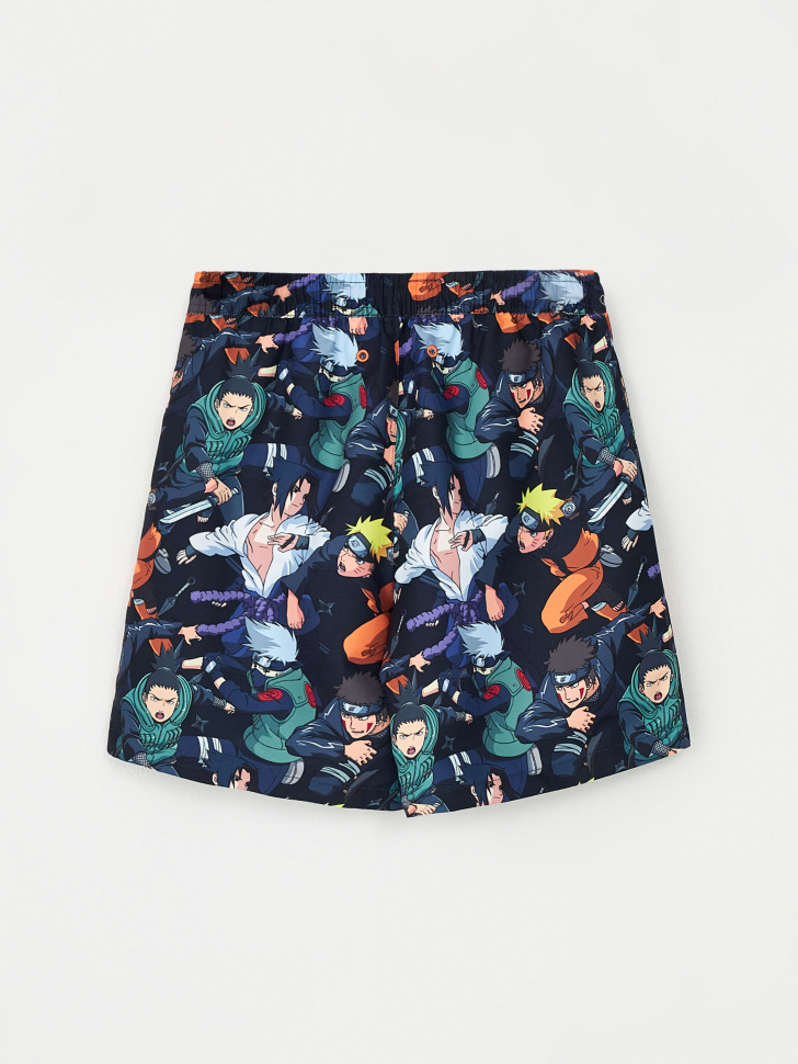 Пляжные шорты с принтом Naruto для мальчиков (принт, 134-140) sela 4680168311628 - фото 2