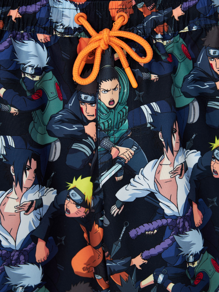 Пляжные шорты с принтом Naruto для мальчиков (принт, 146-152) sela 4680168311635 - фото 3