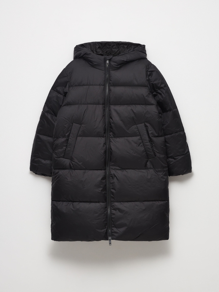 пальто для девочек (черный, 146) sela 4680129909994 - фото 2