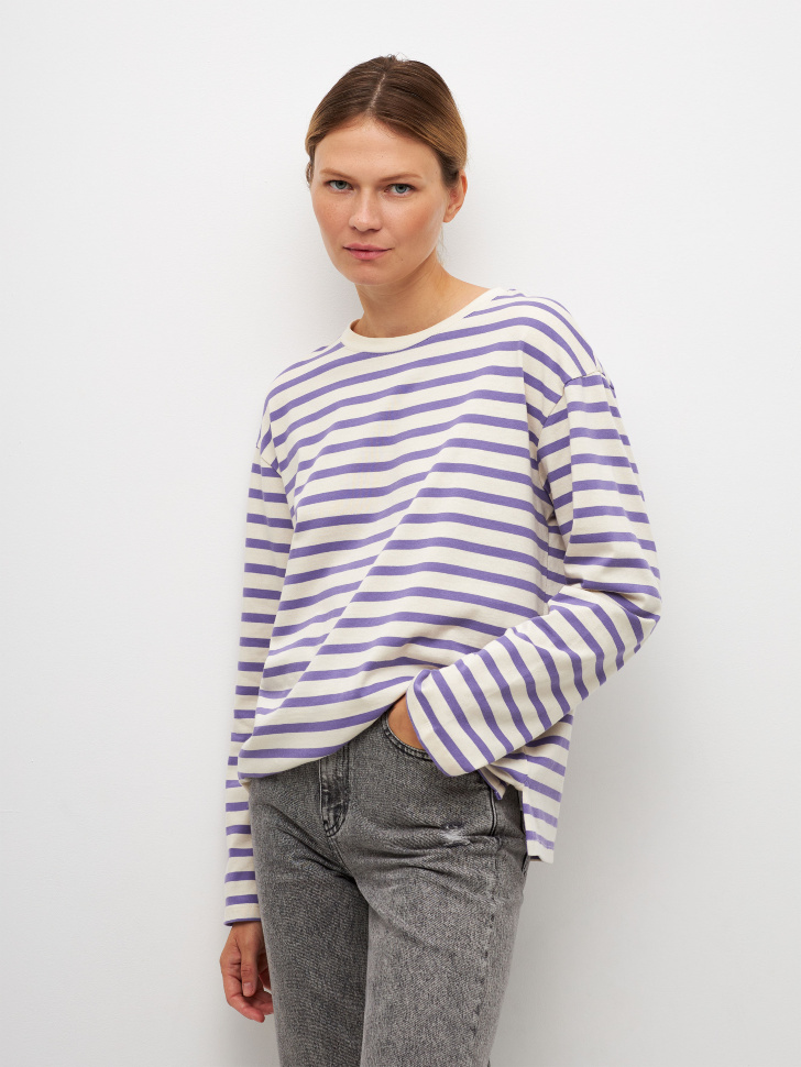 

Лонгслив ANNA OVERSIZE FIT, Фиолетовый