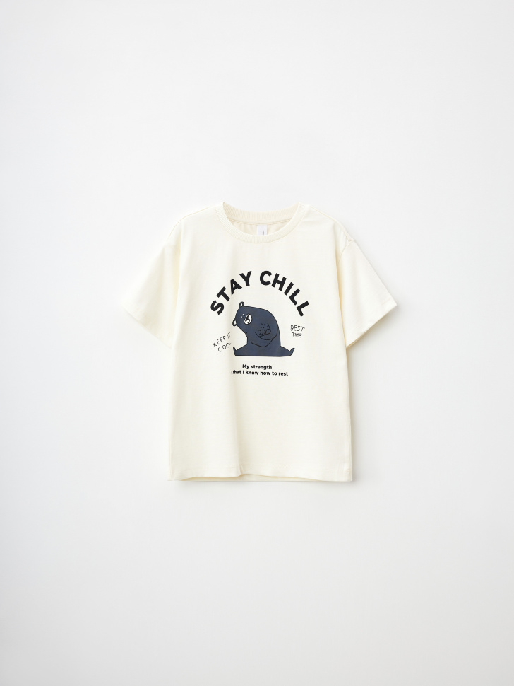 

Футболка с принтом для мальчиков