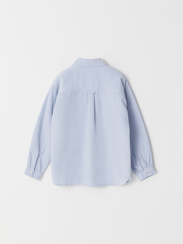 Вельветовая рубашка для девочки (голубой, 122/ 7-8 YEARS) от Sela