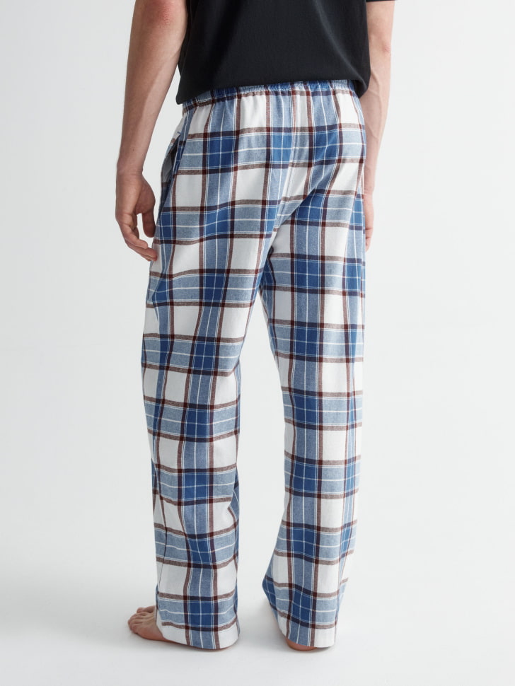 пижамные брюки из фланели в клетку 4680798670065 с промокодом