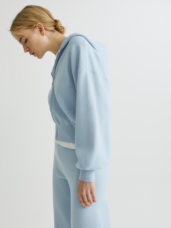 трикотажное зип-худи из россии вид сбоку