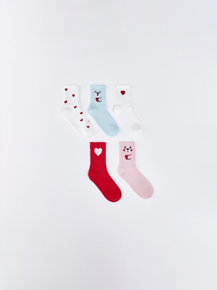 набор из 5 пар носков для девочек 4610517504128 фотография