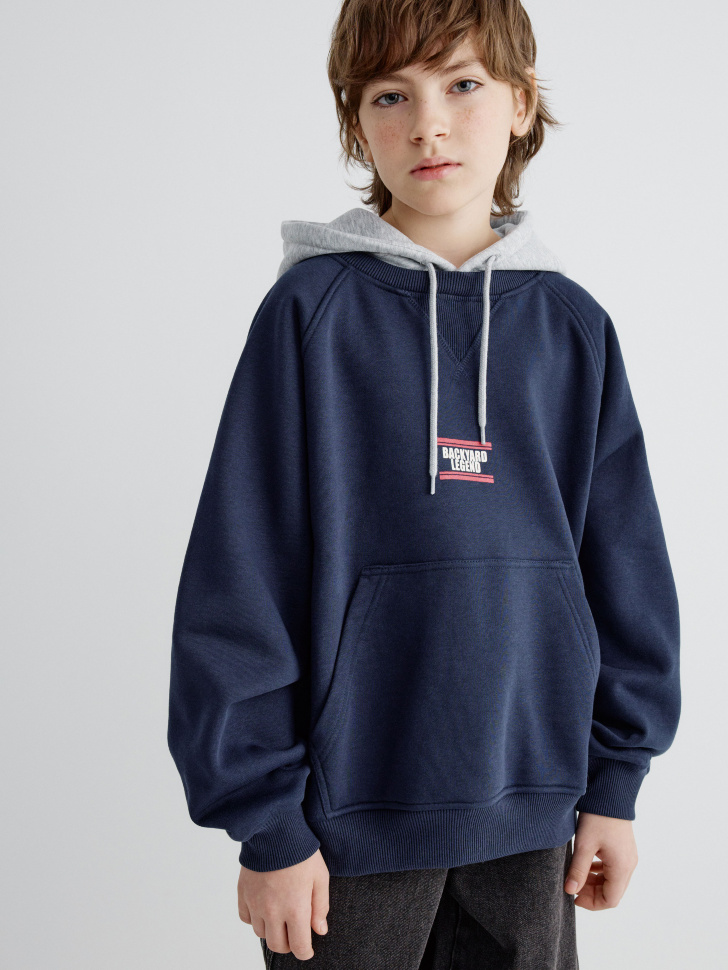 худи оверсайз с принтом для мальчиков 4610517155726 в интернет магазине