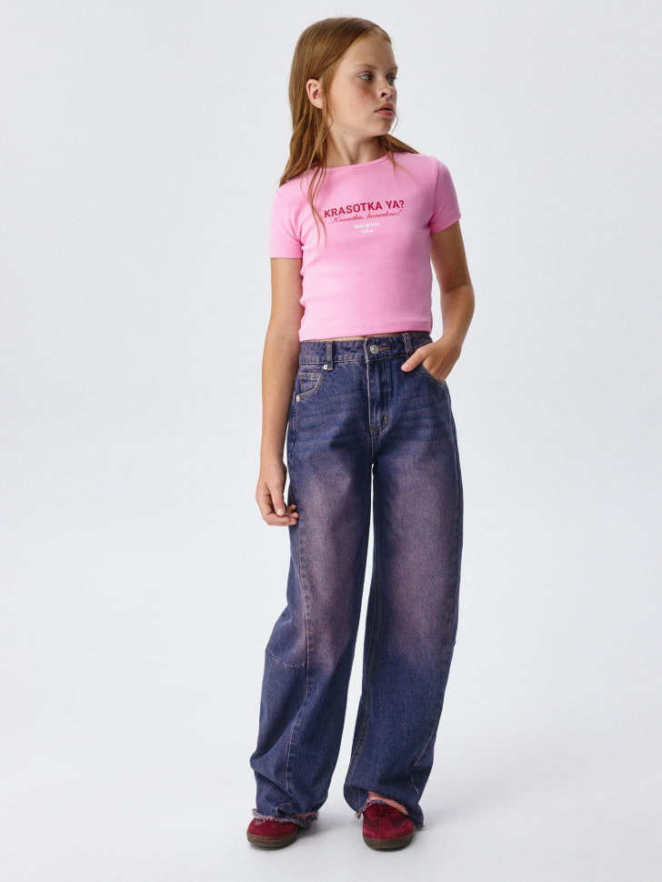Джинсы Baggy из коллекции SELA х VASILINCIAGA. Фото №2
