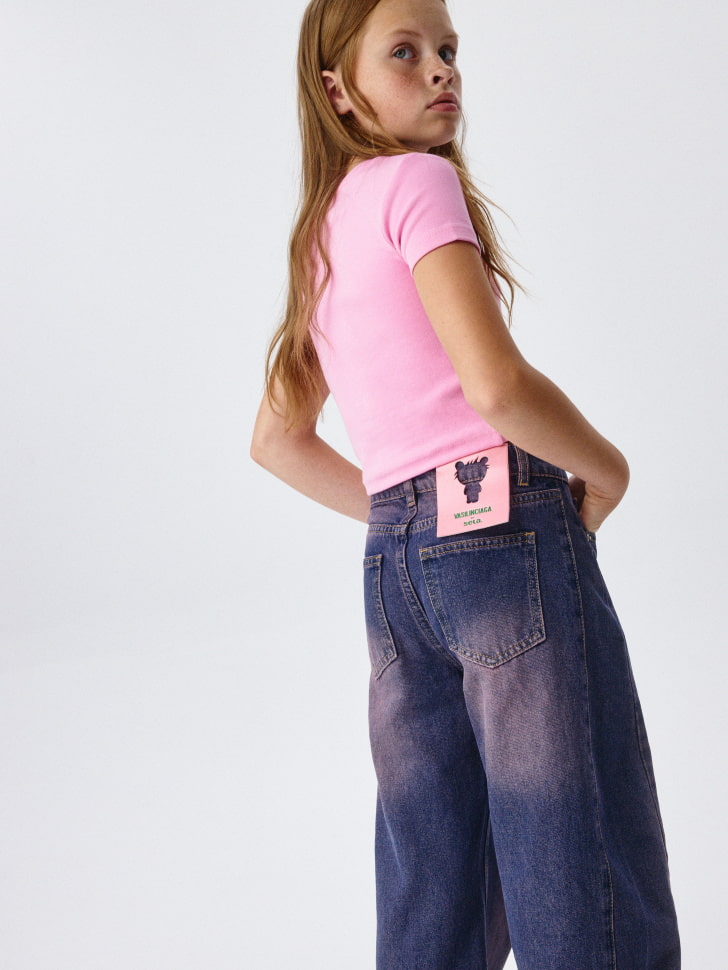 Джинсы Baggy из коллекции SELA х VASILINCIAGA. Фото №5