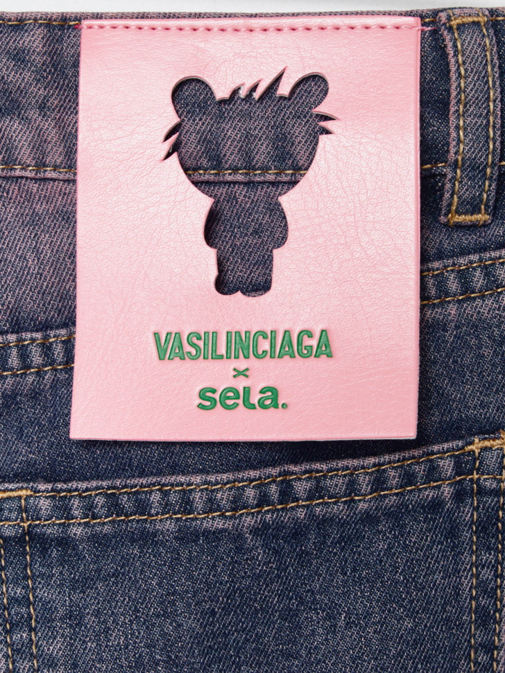Джинсы Baggy из коллекции SELA х VASILINCIAGA. Фото №6