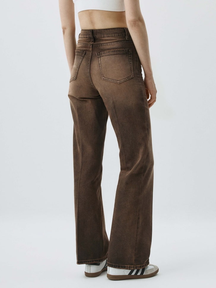 Джинсы WIDE LEG TALL с тинтом. Фото №6