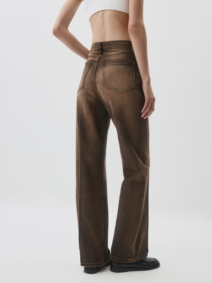 Джинсы WIDE LEG TALL с тинтом. Фото №7