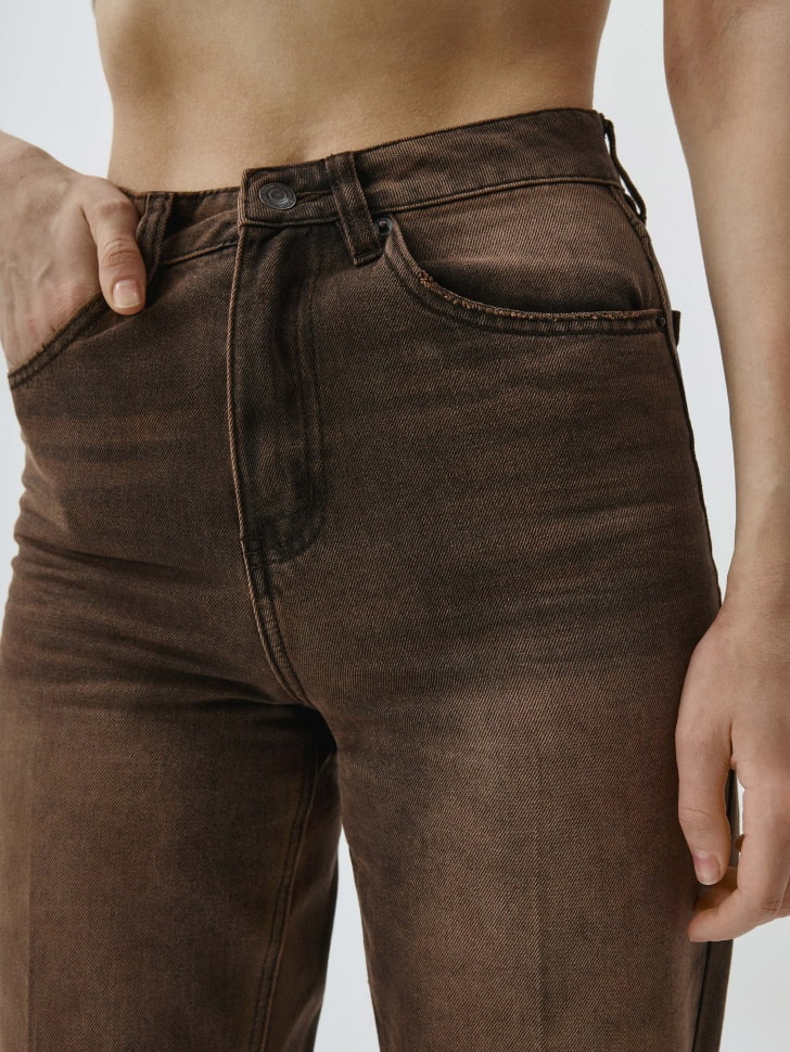 Джинсы WIDE LEG TALL с тинтом. Фото №10