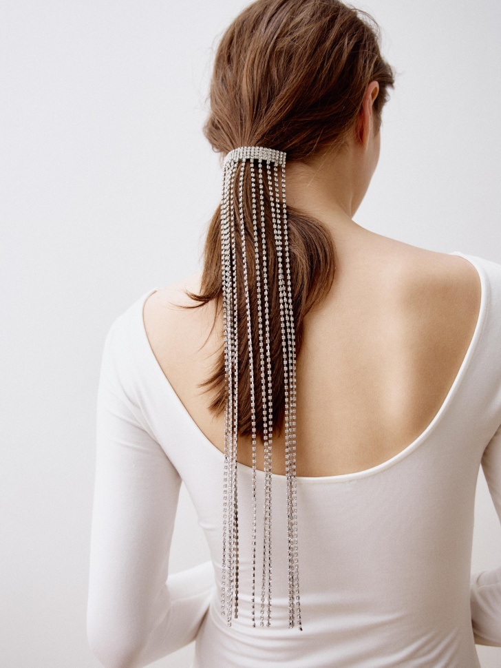 

Заколка с длинными стразовыми лентами, SL5812162813