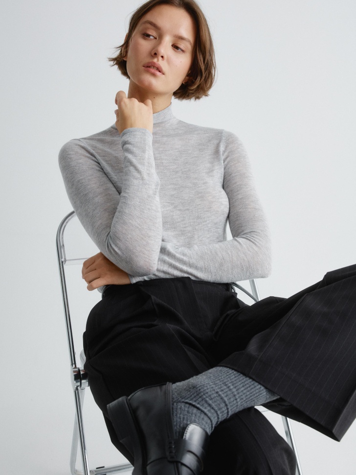 водолазка с содержанием шелка и шерсти 4610517377326 фотография