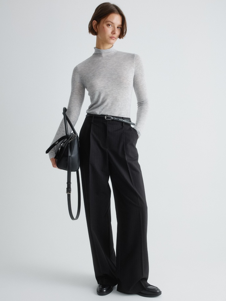 водолазка с содержанием шелка и шерсти 4610517377326 по акции