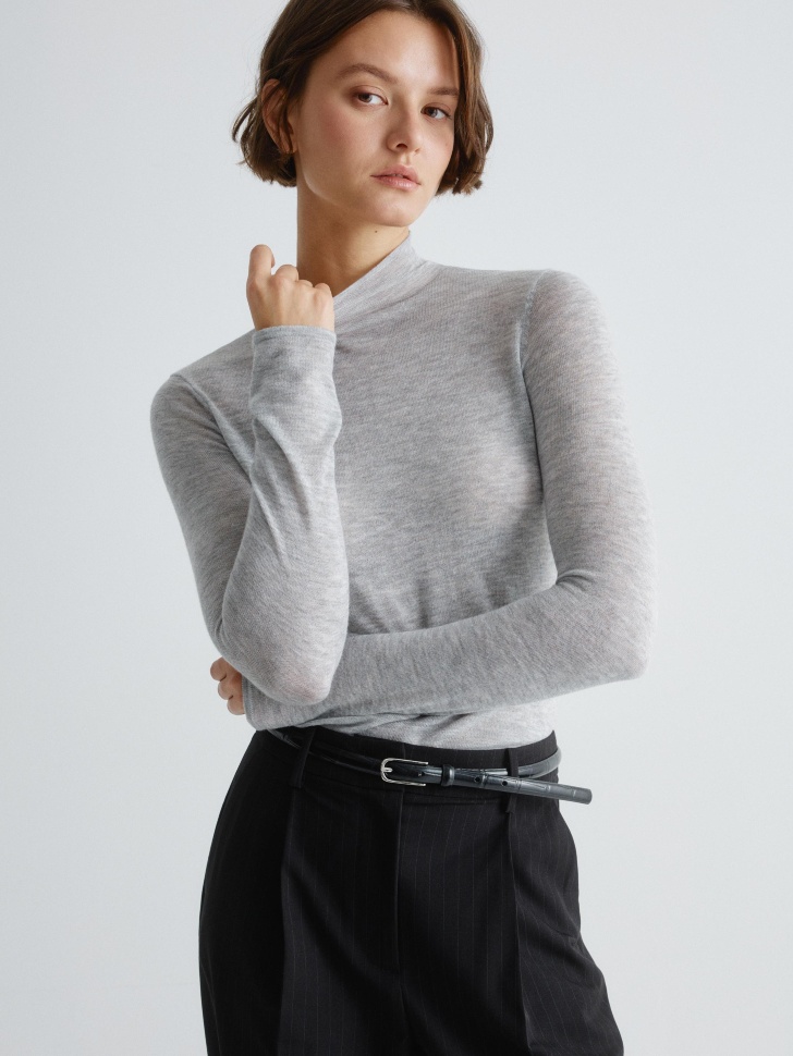 водолазка с содержанием шелка и шерсти 4610517377326 с промокодом