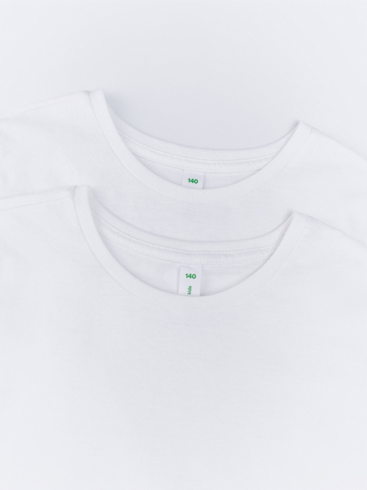 набор из 2 базовых футболок детских от бренда sela вид слева