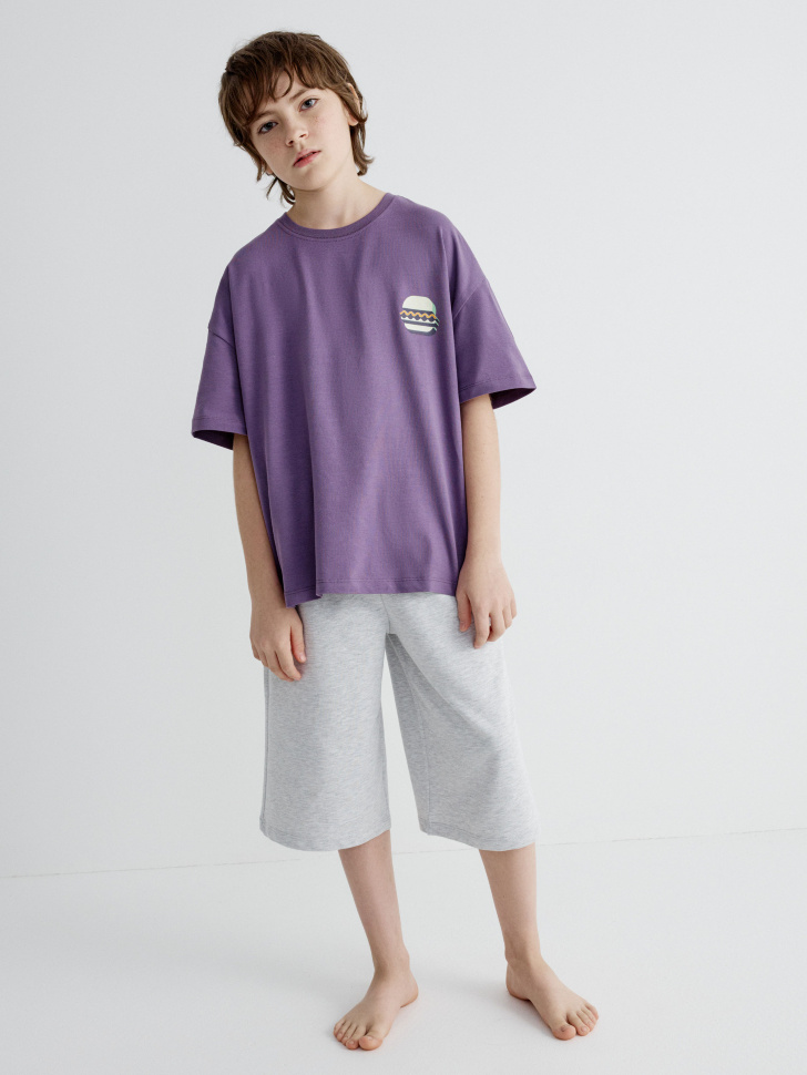 пижама с принтом для мальчиков 4610517452375 по акции