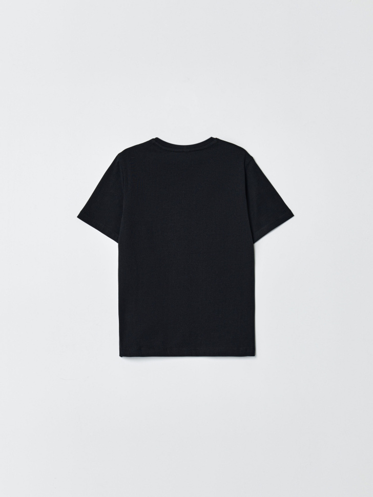 базовая футболка детская от бренда sela вид слева