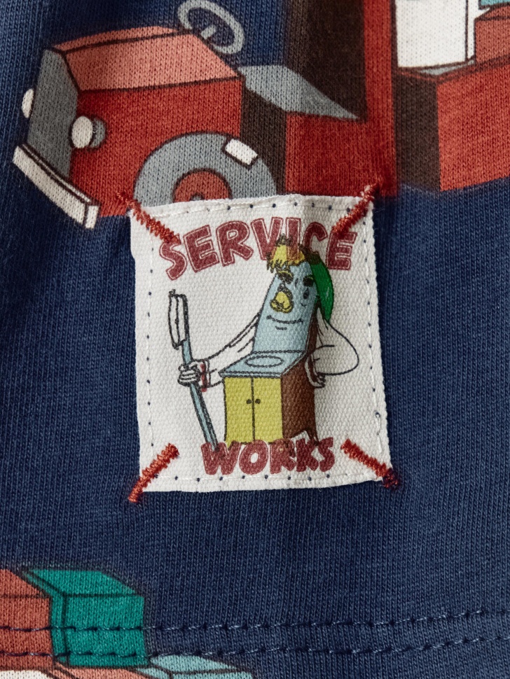 футболка оверсайз с принтом  x союзмультфильм детская по цене 899 руб вид справа